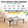 主图_04 Modern Luxury Large Moisture-Resistant Breathable Pet Bed
