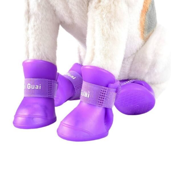 Four-Season PVC Rain Boots for Dogs