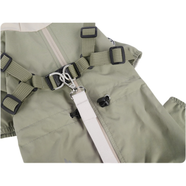 主图_05 Adjustable Four-Leg Dog Raincoat
