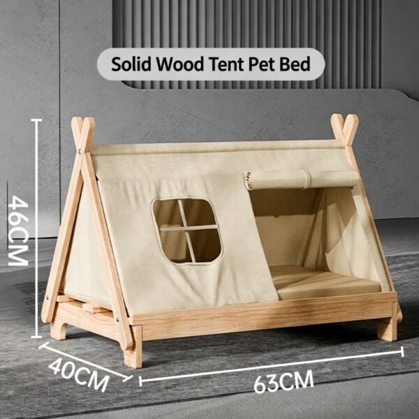 Modern Solid Enclosed All-Season Pet Bed