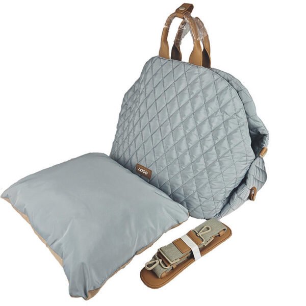 Portable Foldable Soft Stripe Cat & Dog Bed