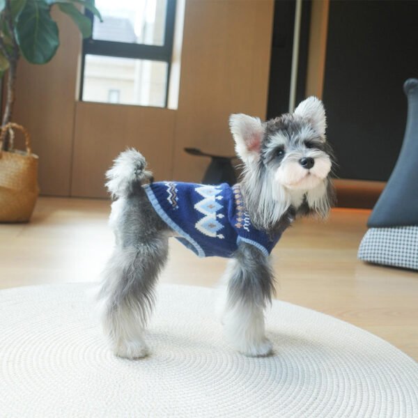 British-Style Knitted Dog Sweater