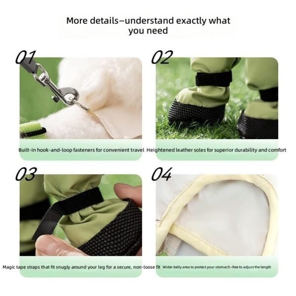 Waterproof Dirt-Resistant Full-Coverage Dog Coat